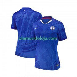 Camisola Chelsea Mulher Equipamento Primeiro 2025-2026 Manga Curta